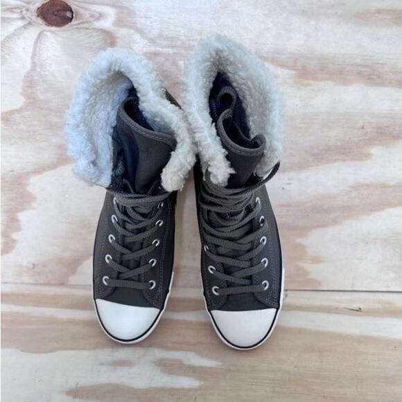 Converse All Star -CT Dainty Hi Top -Sneakers -Dark Green -Women's - 8 - 544934C - Picture 8 of 10